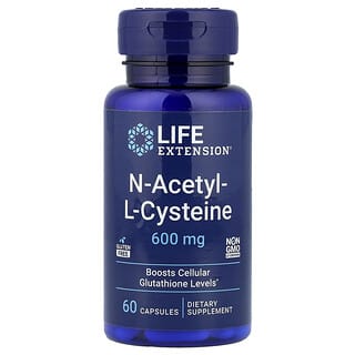 N-Acetyl-L-Cysteine, 600 mg, 60 caps