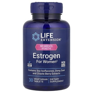 Estrógeno para Mujer 30 Tabletas Vegetarianas