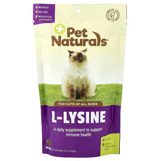 L-Lysine, para Gatos, All Sizes, Pollo Liver, 60 Chews, 3.17 oz (90 g)