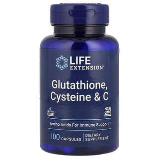 Glutathione, Cysteine & C, 100 caps