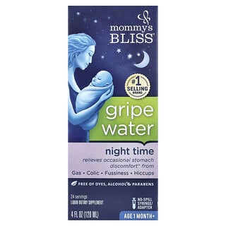 Gripe Water, Night Time, Age 1+ Meses, 4 fl oz (120 ml)