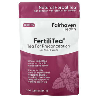 FertiliTea, Loose Leaf Tea, For Preconception, Mint, 3 oz