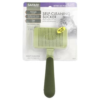 Self-Cleaning Slicker Brush para Gatos, 1 Slicker Brush
