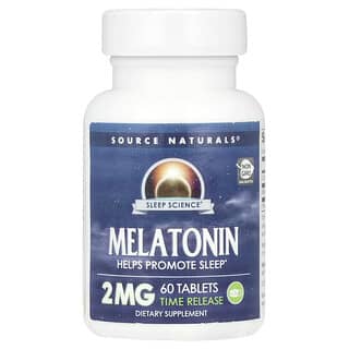 Sueño Science®, Melatonina, Time Release, 2 mg , 60 tabletas