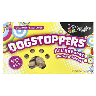 Dogstoppers, Treats para Perros, Cheddar Cheese, 5 oz (142 g)