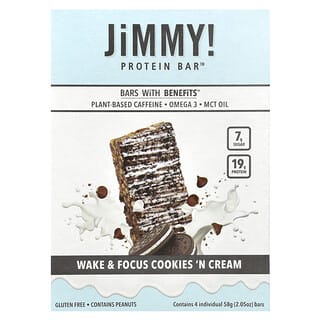Barras de Proteína Sabor Galletas con Crema 4 Barras de 58 g c/u