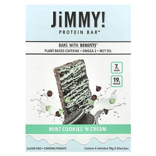 Barras de Proteína Sabor Mint Cookies 'N Cream 4 Barras de 58 g c/u