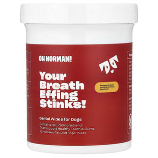 Your Breath Stinks! Dental Wipes para Perros, 50 Wipes