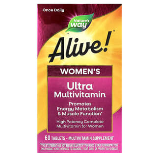 Multivitamínico Alive! Women's Ultra, 60 tabs