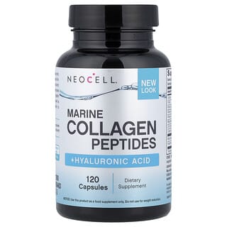 Marine Colágeno Peptides + Ácido Hialurónico, 120 caps