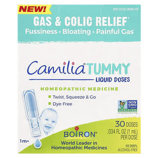 Camilia Tummy, Líquido Dosis, 1+ Meses, 30 Dosis, 0.34 fl oz (1ml) Cada Una