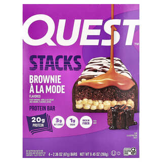 Barras de Proteína Sabor Brownie A La Mode 4 Barras de 67 g c/u