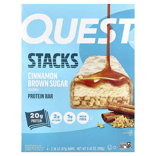 Barras de Proteína Sabor Cinnamon Brown Sugar 4 Barras de 67 g c/u