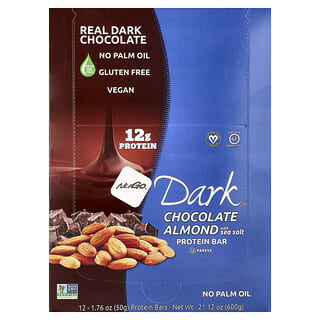 Barras de Proteína Sabor Chocolate Almond With Sea Salt 12 Barras de 50 g c/u