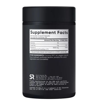 Vitamina C Liposomal 1000 mg. 180 Vcaps