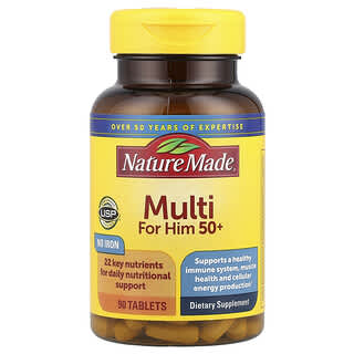Multivitamínico para Hombre 50+. 90 tabs.