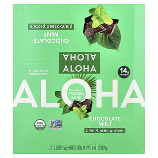 Barras de Proteína Vegetal Sabor Chocolate con Menta 12 Barras de 56 g c/u