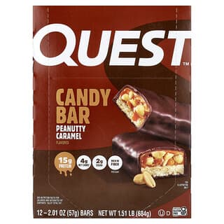 Barras de Proteína Sabor Peanutty Caramel 12 Barras de 57 g c/u