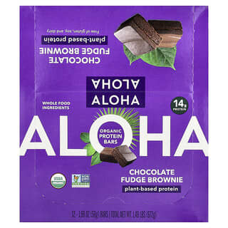 Barras de Proteína Vegetal Sabor Chocolate Fudge Brownie 12 Barras de 56 g c/u