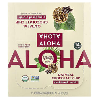 Barras de Proteína Vegetal Sabor Avena con Chispas de Chocolate 12 Barras de 56 g c/u