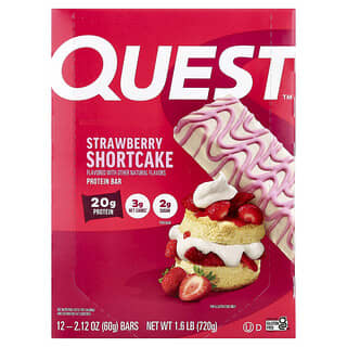 Barras de Proteína Sabor Strawberry Shortcake 12 Barras de 60 g c/u