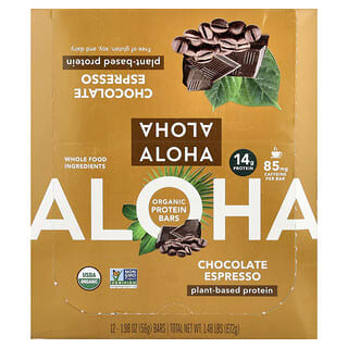 Barras de Proteína Vegetal Sabor Chocolate Espresso 12 Barras de 56 g c/u