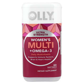 Multivitamínico Mujer + Omega-3, 60 softgels