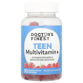 Teen Multivitamínico+ gomitas, Frambuesa, 90 gomitas