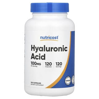 Ácido Hialurónico, 100 mg, 120 caps