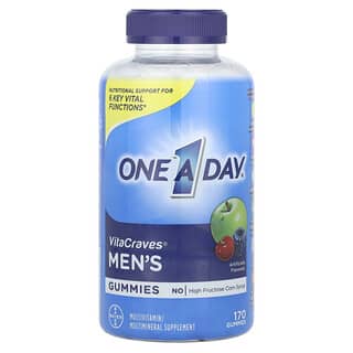 Multivitamínico y Minerales para Hombre, VitaCraves. 170 gomitas.