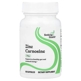 Zinc Carnosine, 75 mg, 60 caps