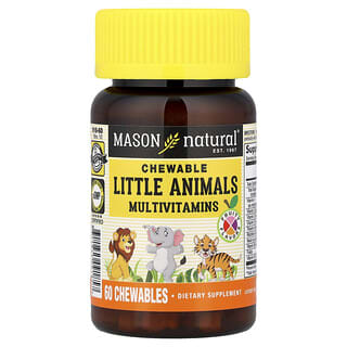 Masticable Little Animals Multivitamínicos, Fruity, 60 masticables