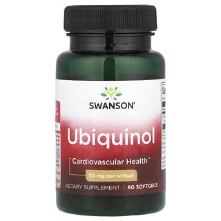 Ubiquinol, 50 mg, 60 softgels