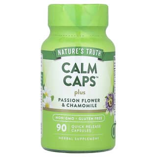 Calma cápsulas Plus Passion Flower & Chamomile, 90 Quick Release cápsulas