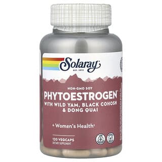 Phytoestrogen with Wild Yam, Black Cohosh + Dong Quai, 120 caps