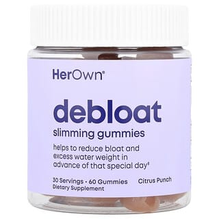 Debloat Slimming gummies, Citrus Punch, 60 gummies