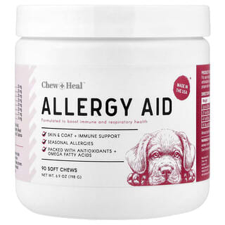 Apoyo para Alergias, para Perros, 90 Soft Chews, 6.9 oz (198 g)