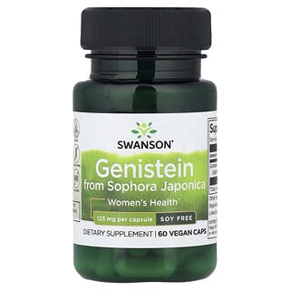 Genistein from Sophora Japonica, 125 mg, 60 caps