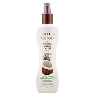 Silk Therapy® with Natural Coconut Oil, Conditioning Detangling Spray, para Perros, 7 fl oz (207 ml)