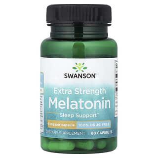 Melatonina, 5 mg, 60 cápsulas