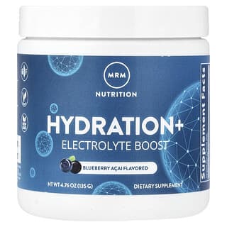 Hidratación+ Refuerzo de Electrolitos, Blueberry Açaí 4.76 oz (135 g)
