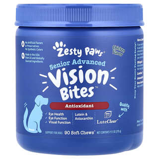 Senior Advanced, Visión Bites™, para Perros, Pollo, 90 Soft Chews, 11.1 oz (315 g)
