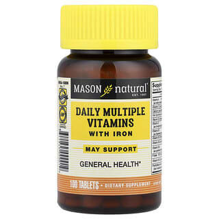 Multivitamínico Diario con Hierro 100 Tabletas