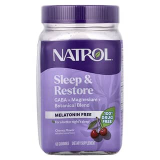 Sueño & Restore gomitas, Melatonina Free, Cherry, 60 gomitas