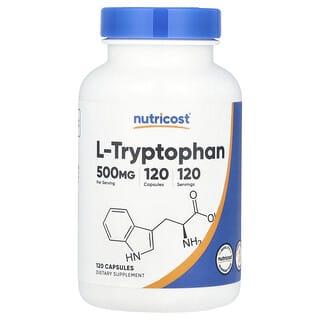 L-Tryptophan, 500 mg, 120 cápsulas