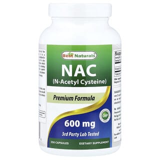 NAC, 600 mg, 250 caps