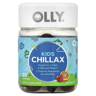 Niños Chillax, edades 7+, Sunny Sherbet, 50 gomitas