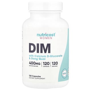 Mujer DIM With Calcium D-Glucarate + Dong Quai, 120 caps