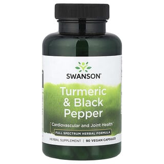 Cúrcuma y Pimienta Negra 90 Cápsulas Veganas