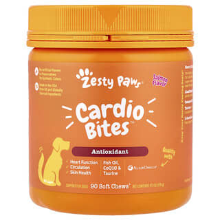 Cardio Bites™, para Perros, All Ages, Salmón, 90 Soft Chew, 11.1 oz (315 g)